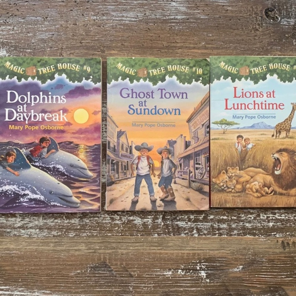 Magic tree house trio children's books